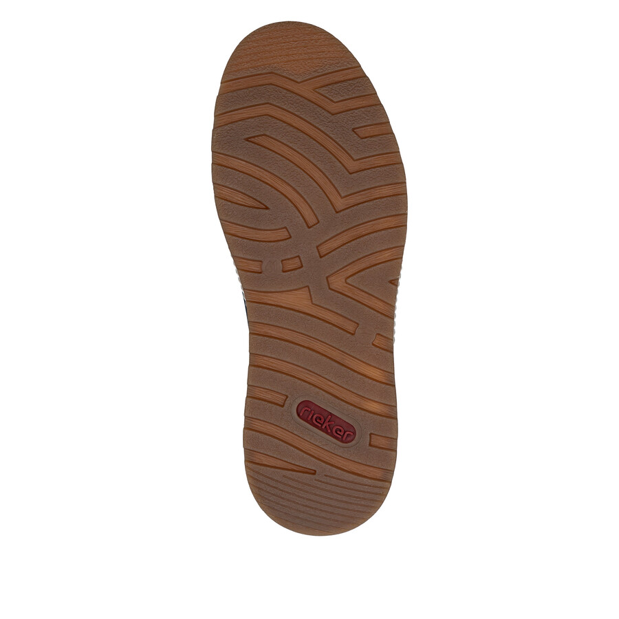 chaussures bleues à fermeture éclair pour hommes rieker 37029-14