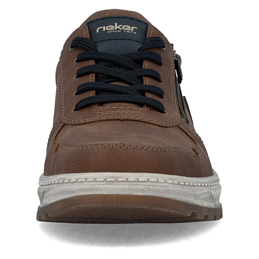chaussures marron à fermeture éclair pour hommes rieker 37029-24