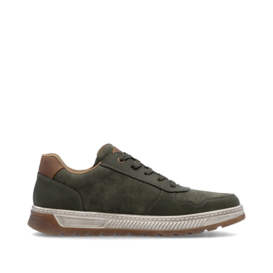 chaussures vertes à fermeture éclair pour hommes rieker 37029-52