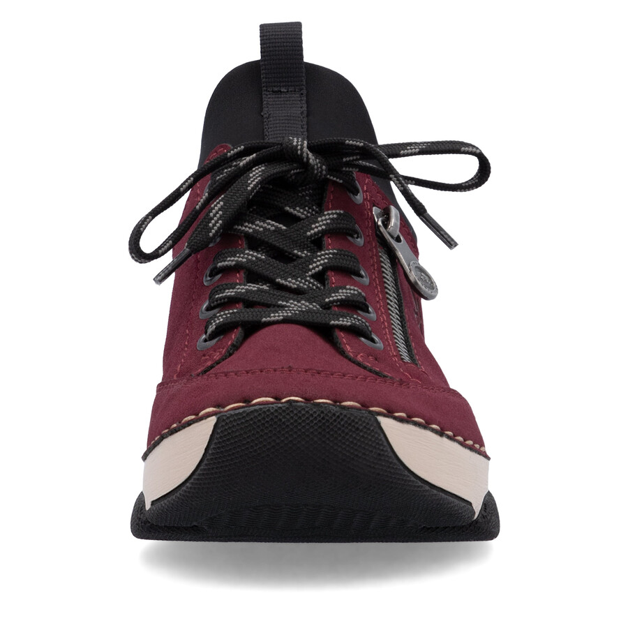 chaussures élastiques rouges pour femmes rieker 45973-36