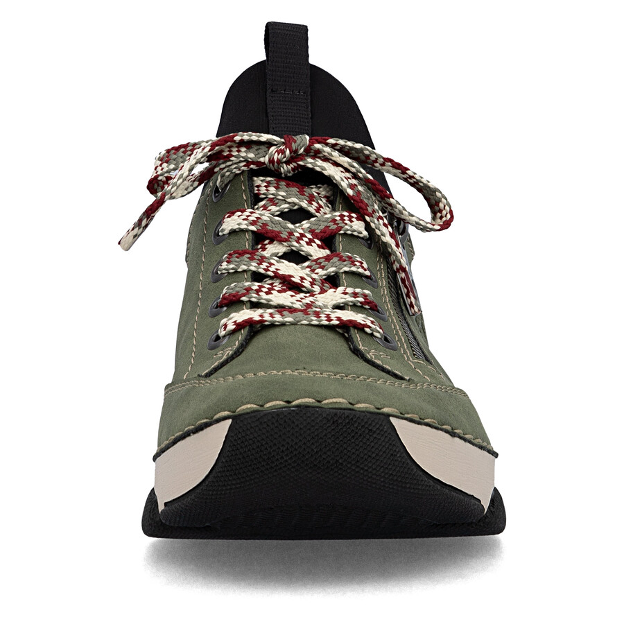 chaussures élastiques vertes pour femmes rieker 45973-54