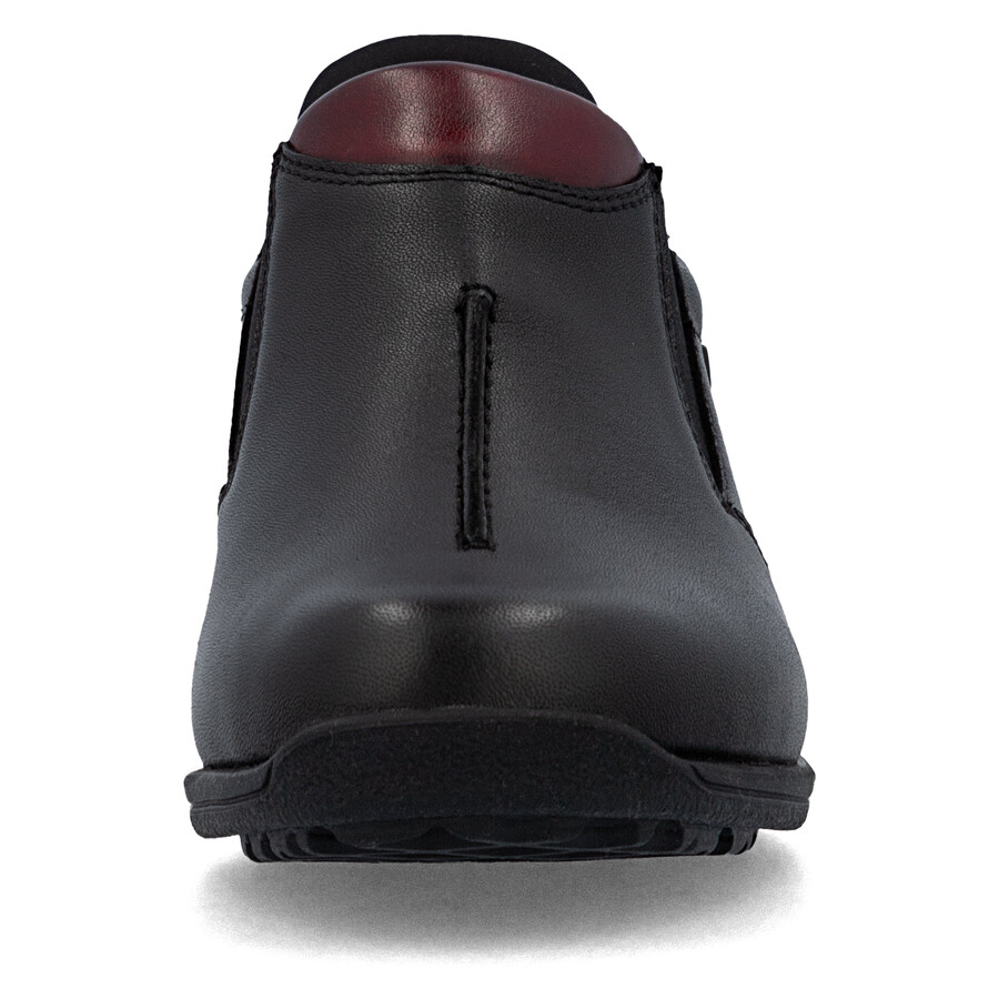 chaussures élastiques noires pour femmes rieker 47253-00