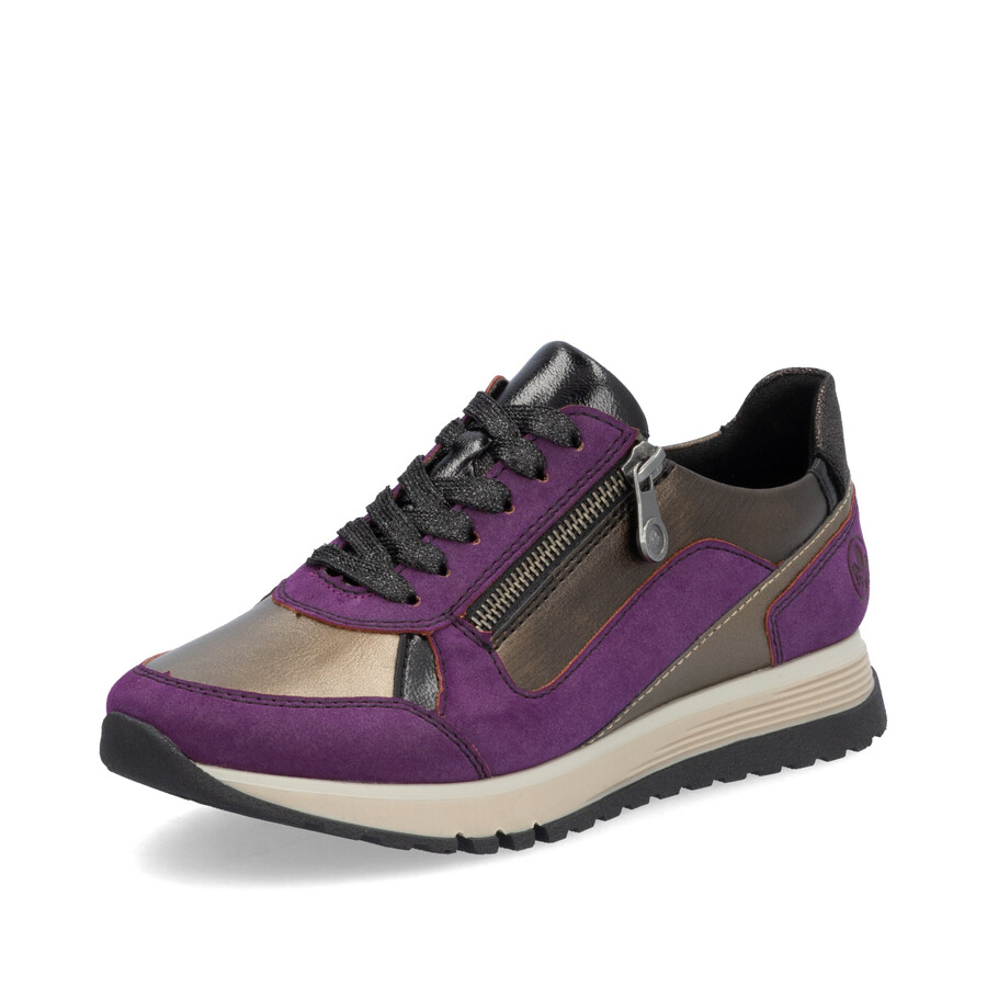 chaussures à fermeture éclair multiples pour femmes rieker 49002-30
