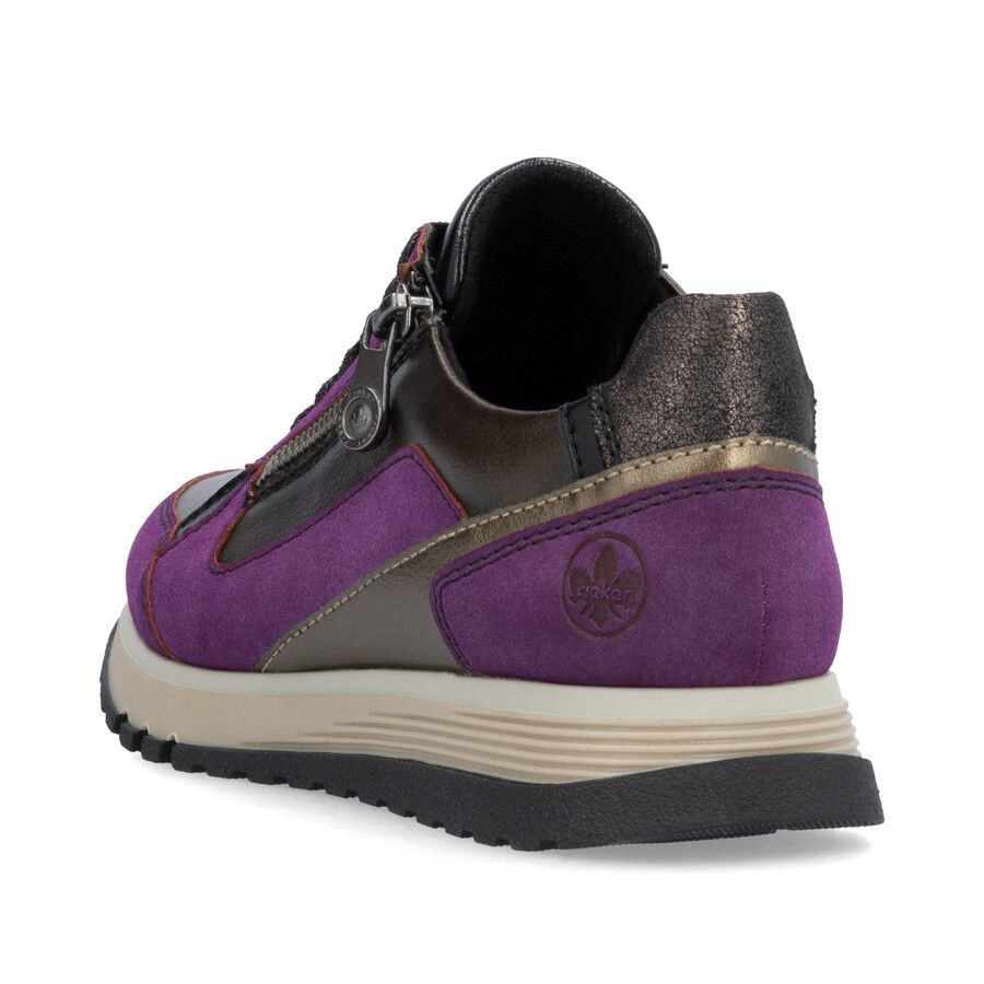 chaussures à fermeture éclair multiples pour femmes rieker 49002-30