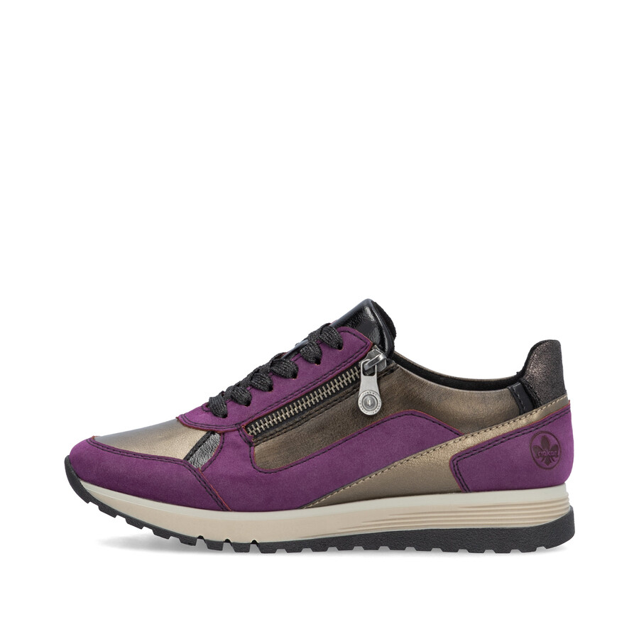 chaussures à fermeture éclair multiples pour femmes rieker 49002-30
