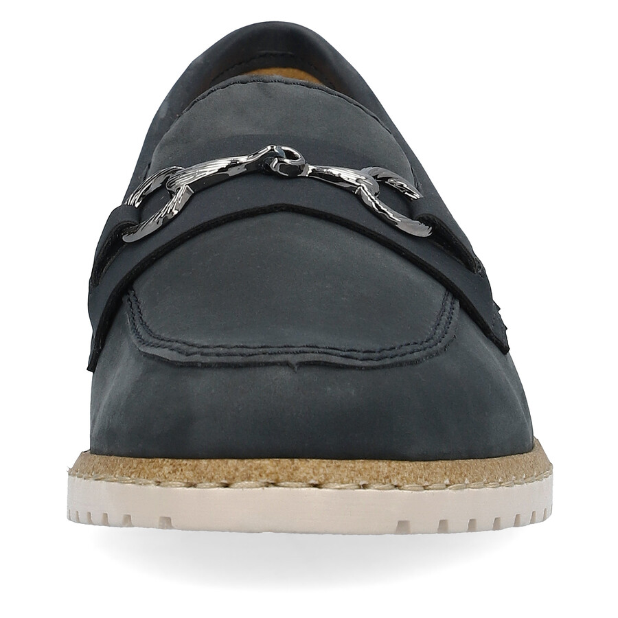 chaussures élastiques bleues pour femmes rieker 51860-14