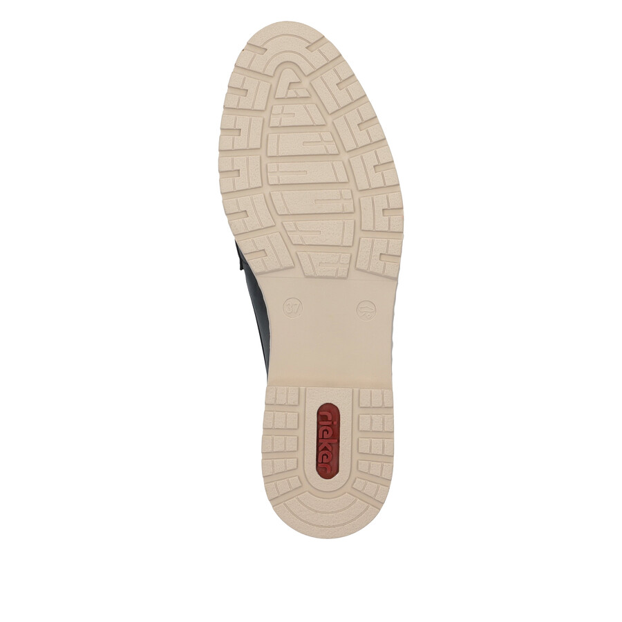 chaussures élastiques bleues pour femmes rieker 51860-14