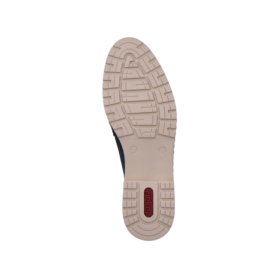 chaussures élastiques bleues pour femmes rieker 51860-14