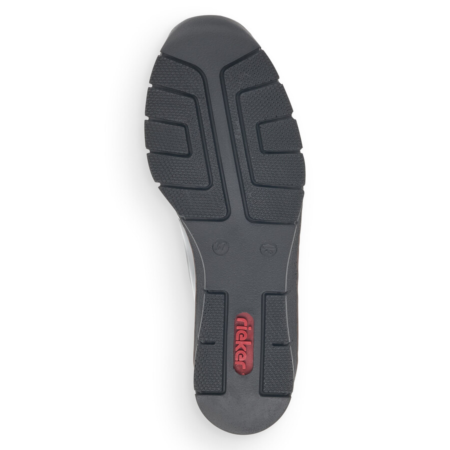 chaussures élastiques noires pour femmes rieker 53751-00