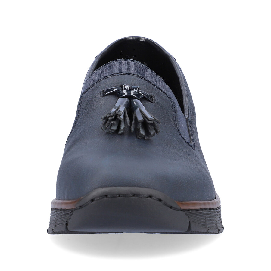 chaussures élastiques bleues pour femmes rieker 53751-14