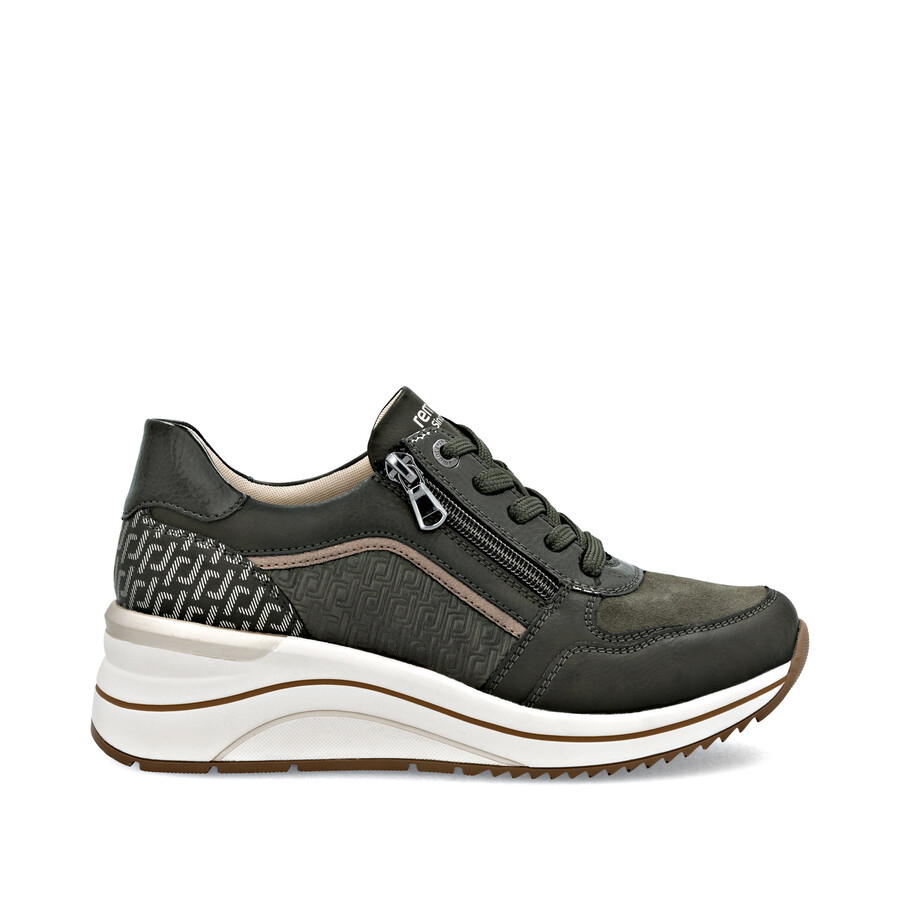 chaussures vertes à fermeture éclair pour femmes remonte d0t16-54