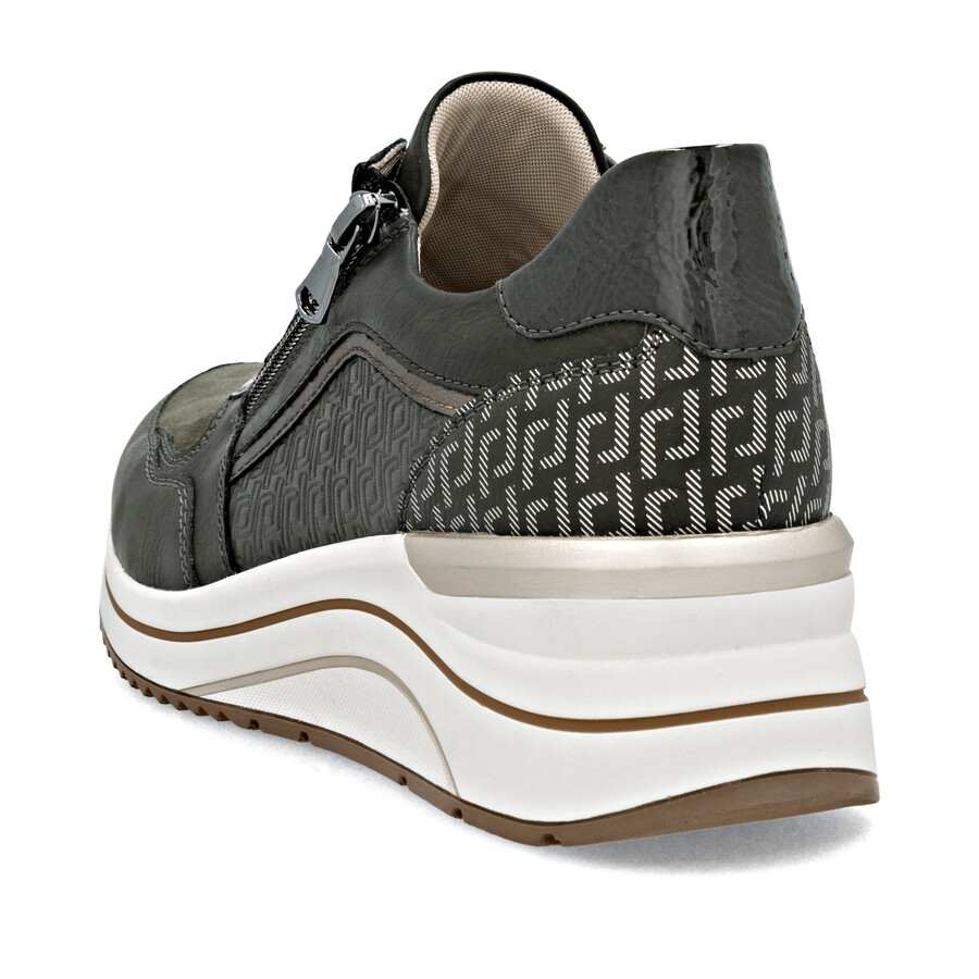 chaussures vertes à fermeture éclair pour femmes remonte d0t16-54