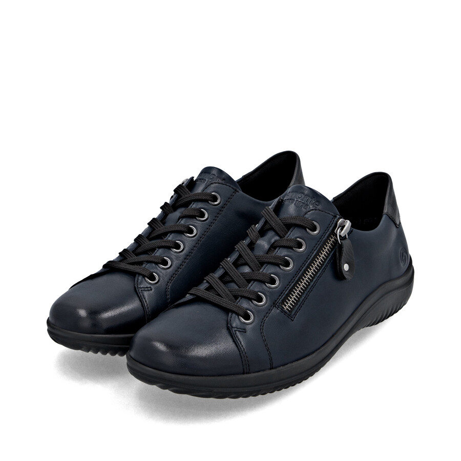 chaussures bleues à fermeture éclair pour femmes remonte d1e03-14