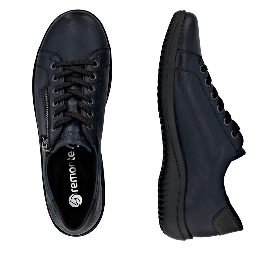 chaussures bleues à fermeture éclair pour femmes remonte d1e03-14