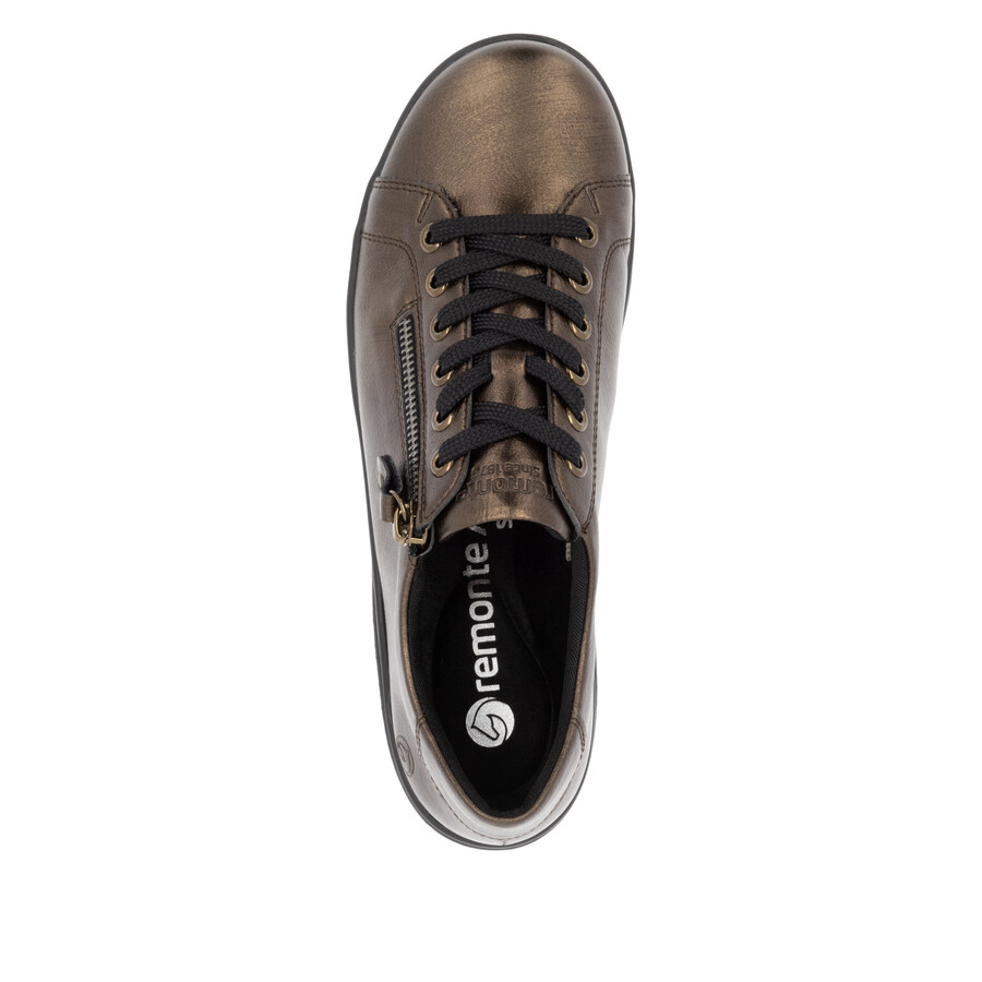 chaussures marron à fermeture éclair pour femmes remonte d1e03-25