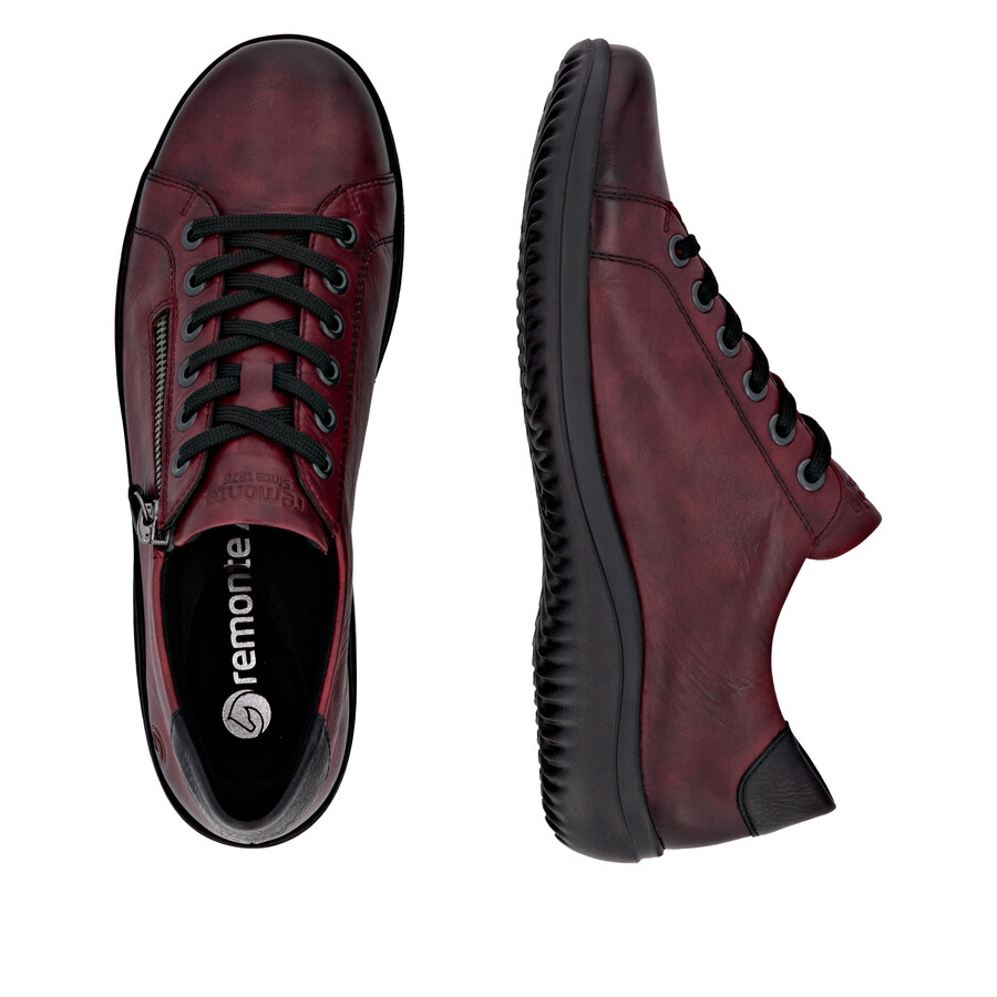 chaussures à fermeture éclair rouges pour femmes remonte d1e03-35