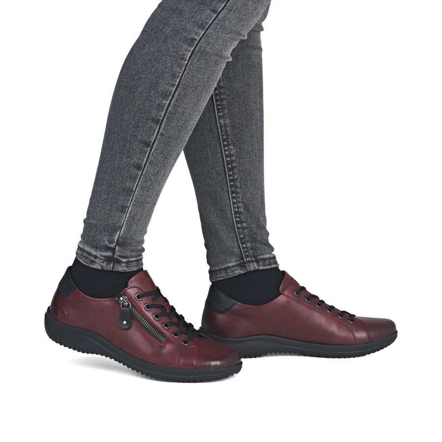 chaussures à fermeture éclair rouges pour femmes remonte d1e03-35