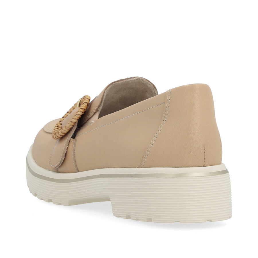 chaussures élastiques marron pour femmes remonte d1h00-20