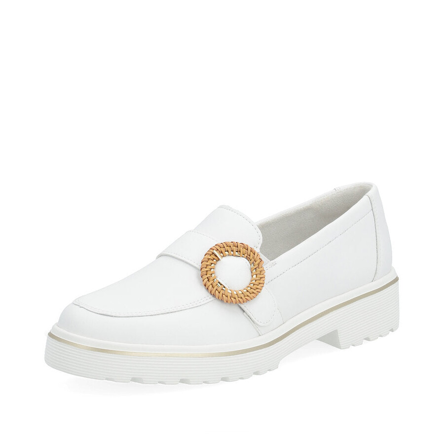 chaussures blanches élastiques pour femmes remonte d1h00-80