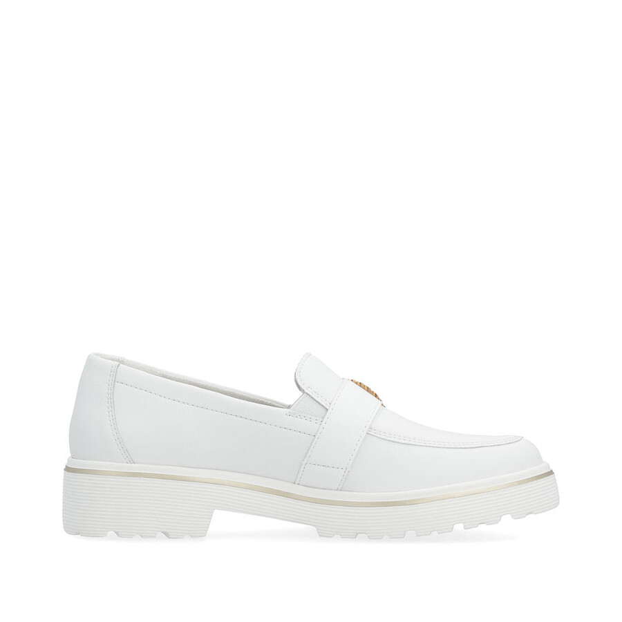 chaussures blanches élastiques pour femmes remonte d1h00-80