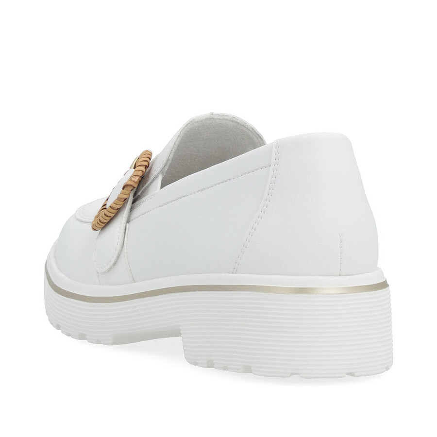 chaussures blanches élastiques pour femmes remonte d1h00-80