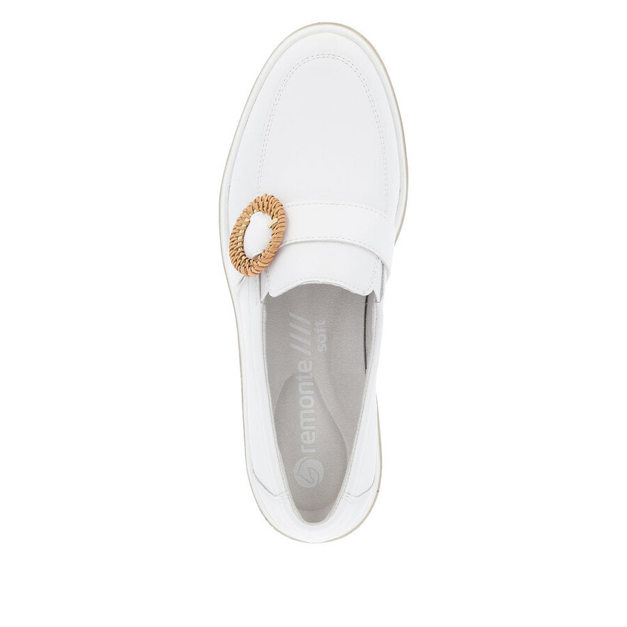 chaussures blanches élastiques pour femmes remonte d1h00-80