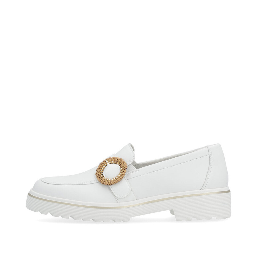 chaussures blanches élastiques pour femmes remonte d1h00-80