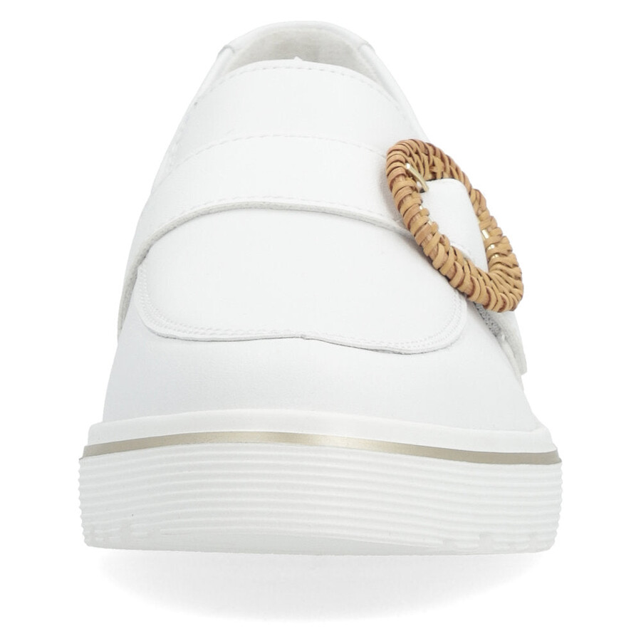 chaussures blanches élastiques pour femmes remonte d1h00-80