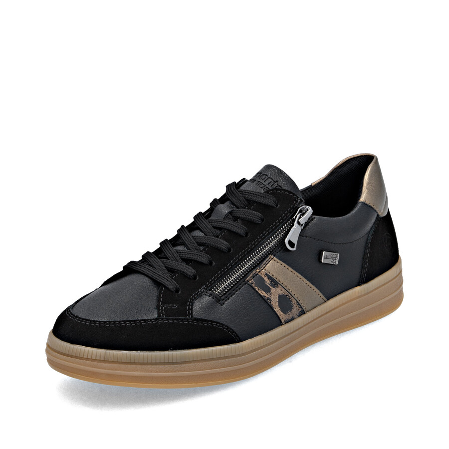 chaussures noires à fermeture éclair pour femmes remonte d2c04-03