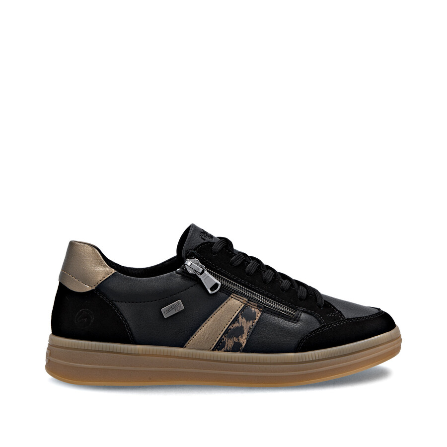 chaussures noires à fermeture éclair pour femmes remonte d2c04-03