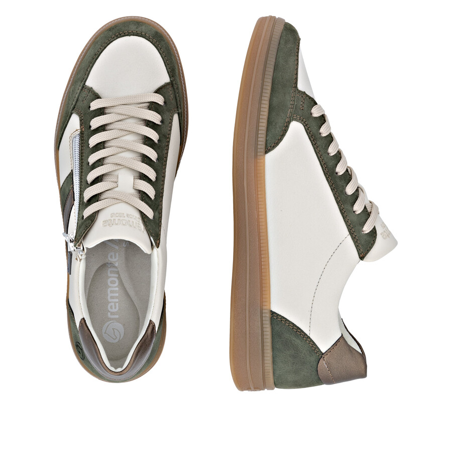 chaussures beiges à fermeture éclair pour femmes remonte d2c04-60