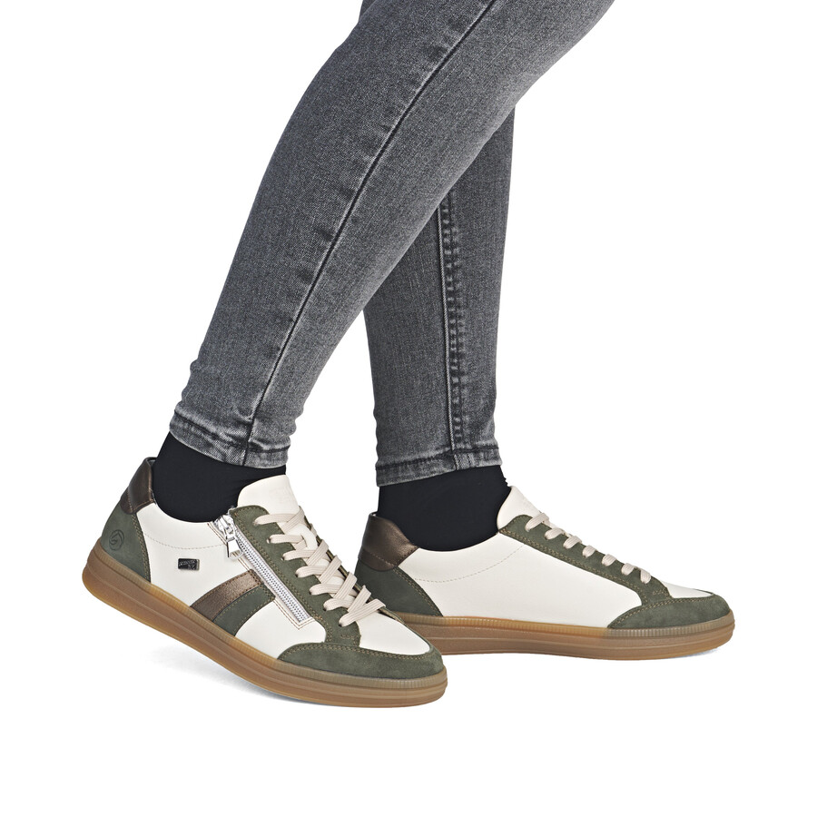 chaussures beiges à fermeture éclair pour femmes remonte d2c04-60