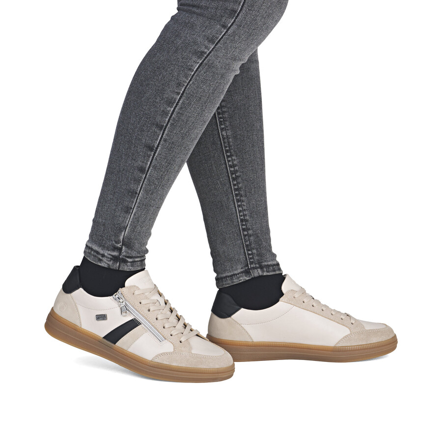 chaussures beiges à fermeture éclair pour femmes remonte d2c04-62