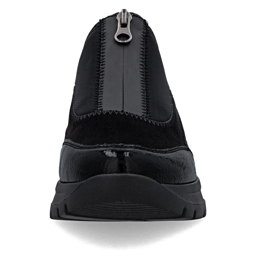 chaussures noires à fermeture éclair pour femmes remonte d2v01-04