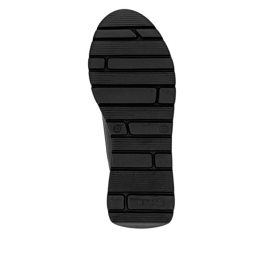 chaussures noires à fermeture éclair pour femmes remonte d2v01-04
