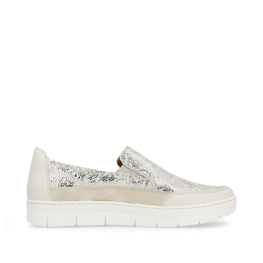 chaussures métallisées élastiques pour femmes remonte d5829-90