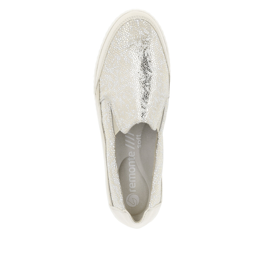 chaussures métallisées élastiques pour femmes remonte d5829-90