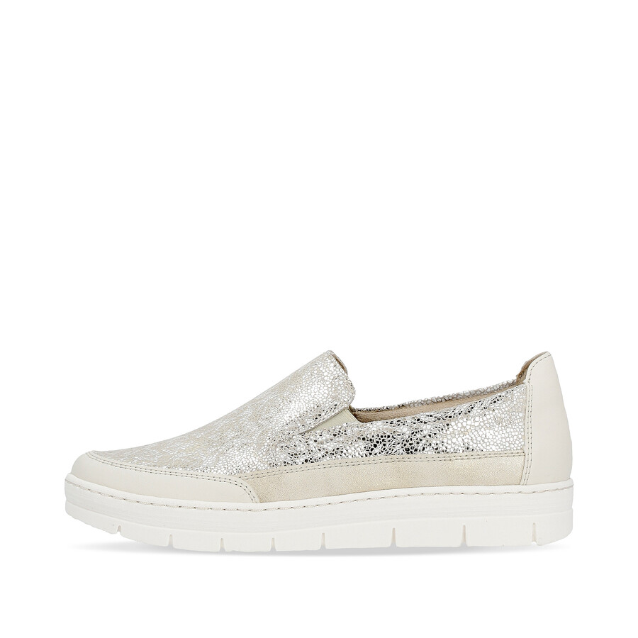 chaussures métallisées élastiques pour femmes remonte d5829-90