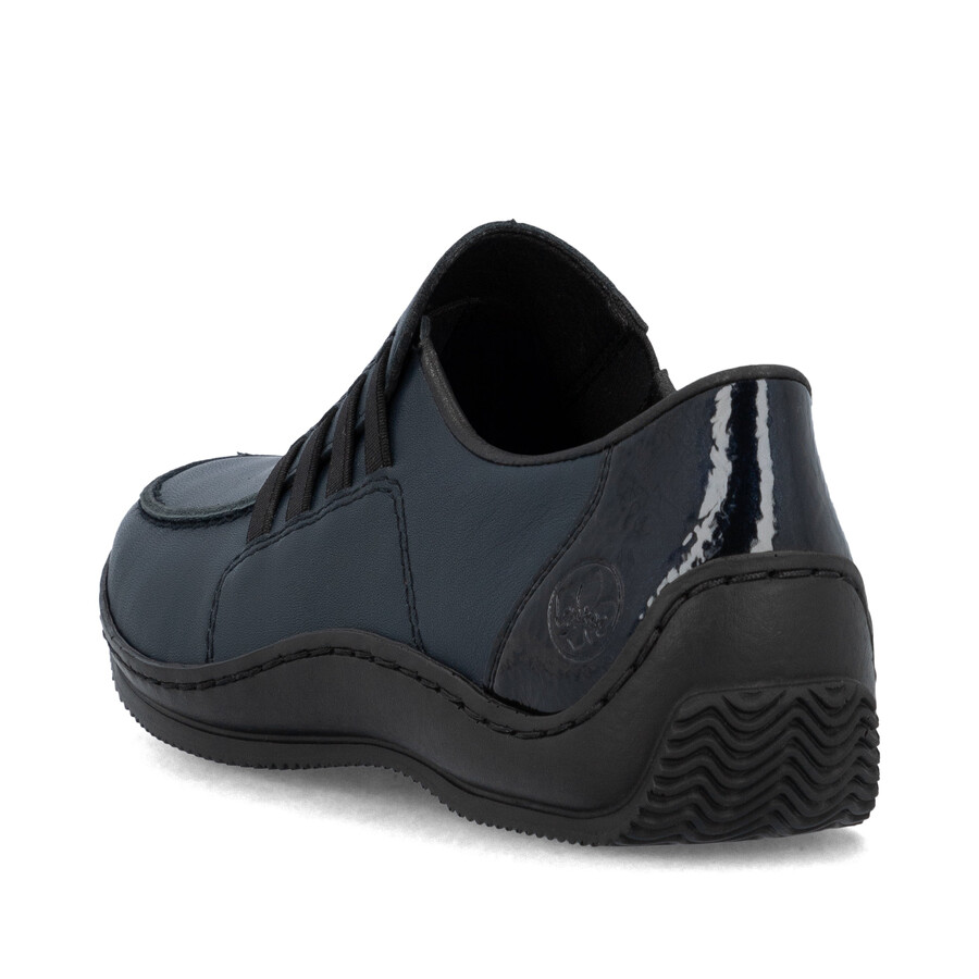 chaussures élastiques bleues pour femmes rieker l1777-14