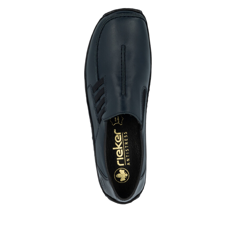 chaussures élastiques bleues pour femmes rieker l1777-14
