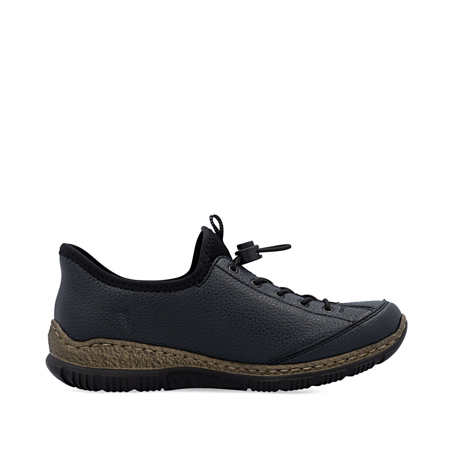 chaussures élastiques bleues pour femmes rieker n3267-15