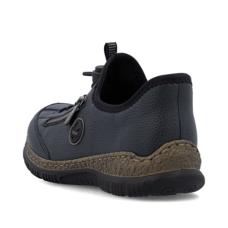 chaussures élastiques bleues pour femmes rieker n3267-15