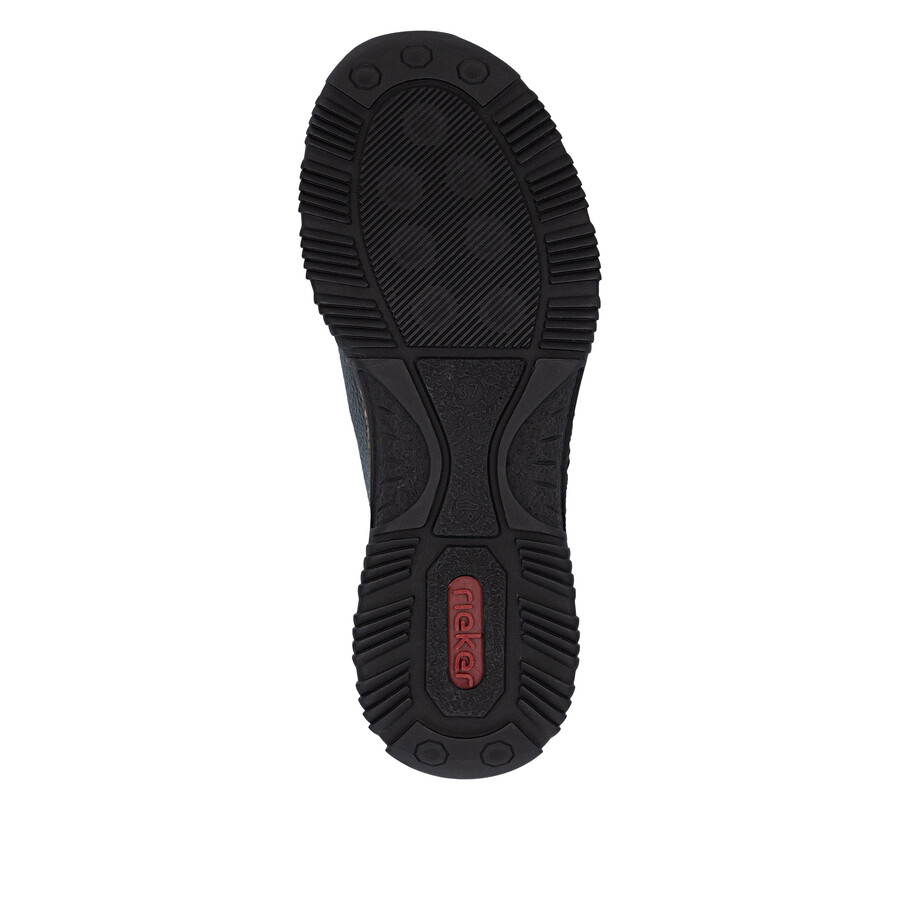chaussures élastiques bleues pour femmes rieker n3267-15