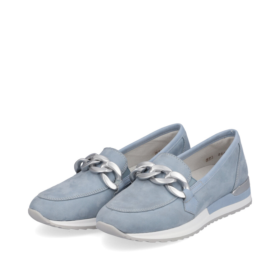 chaussures élastiques bleues pour femmes remonte r2544-10