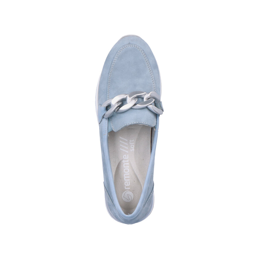 chaussures élastiques bleues pour femmes remonte r2544-10