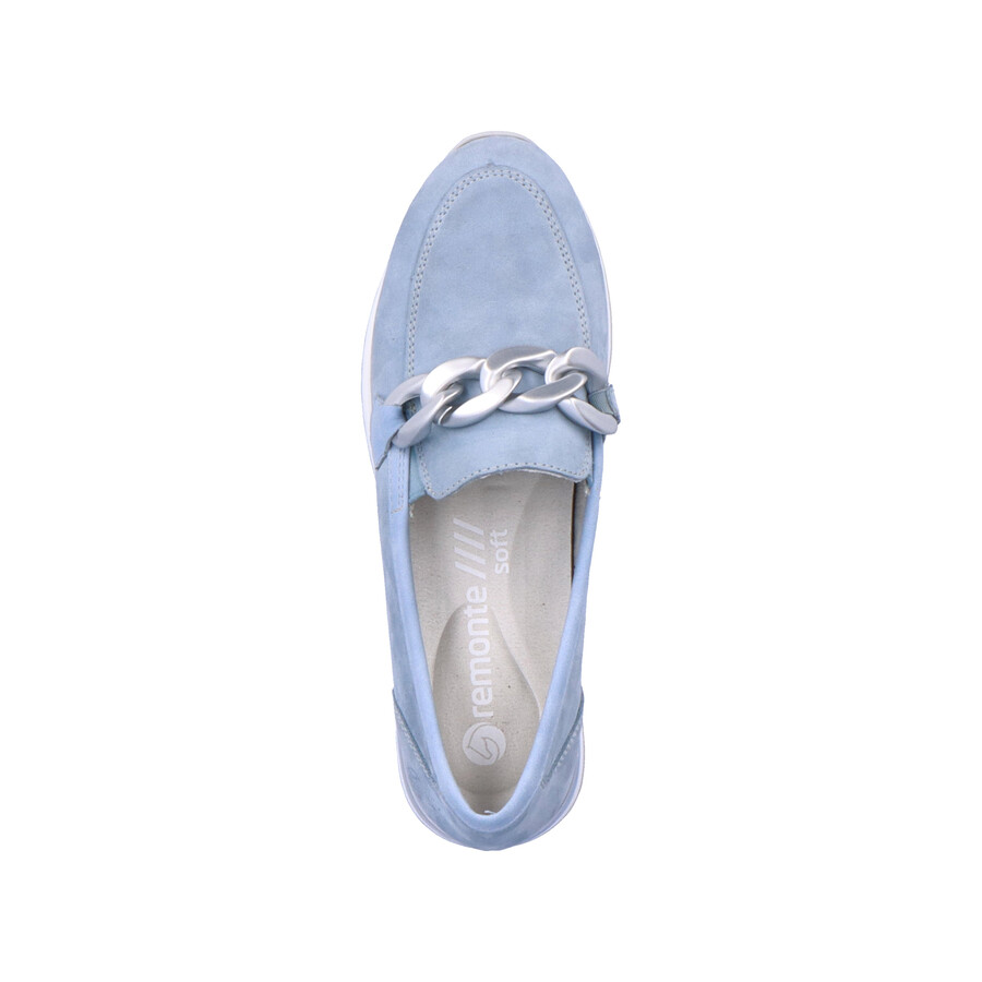 chaussures élastiques bleues pour femmes remonte r2544-10