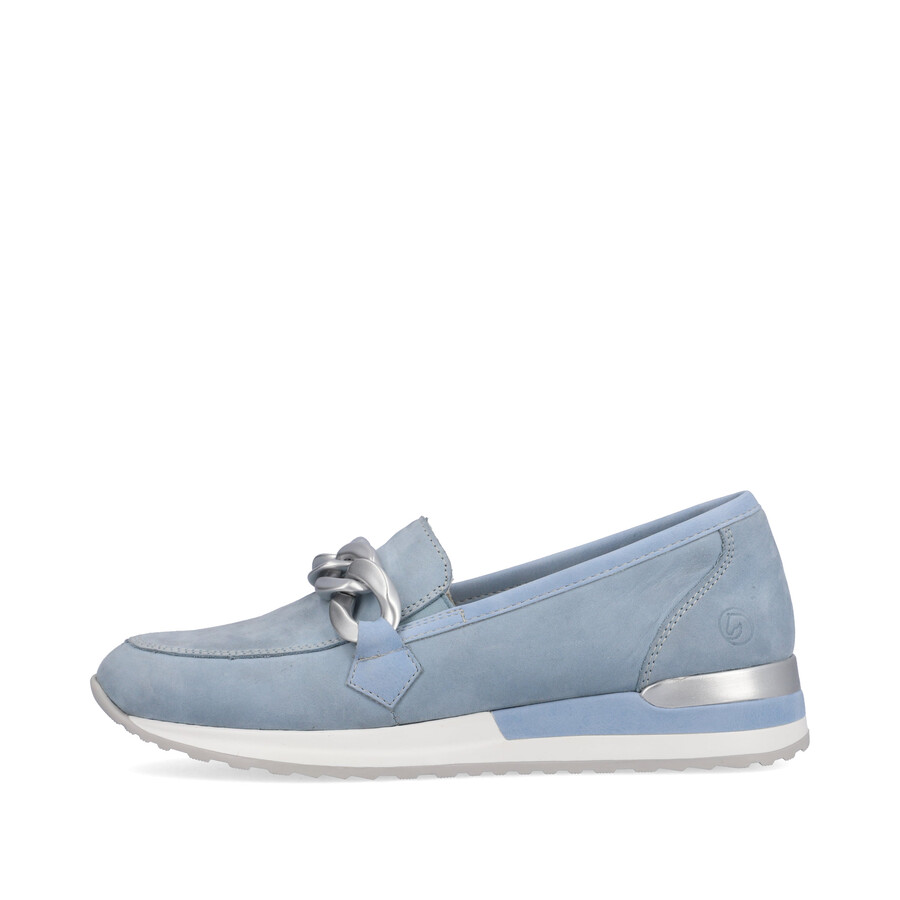 chaussures élastiques bleues pour femmes remonte r2544-10