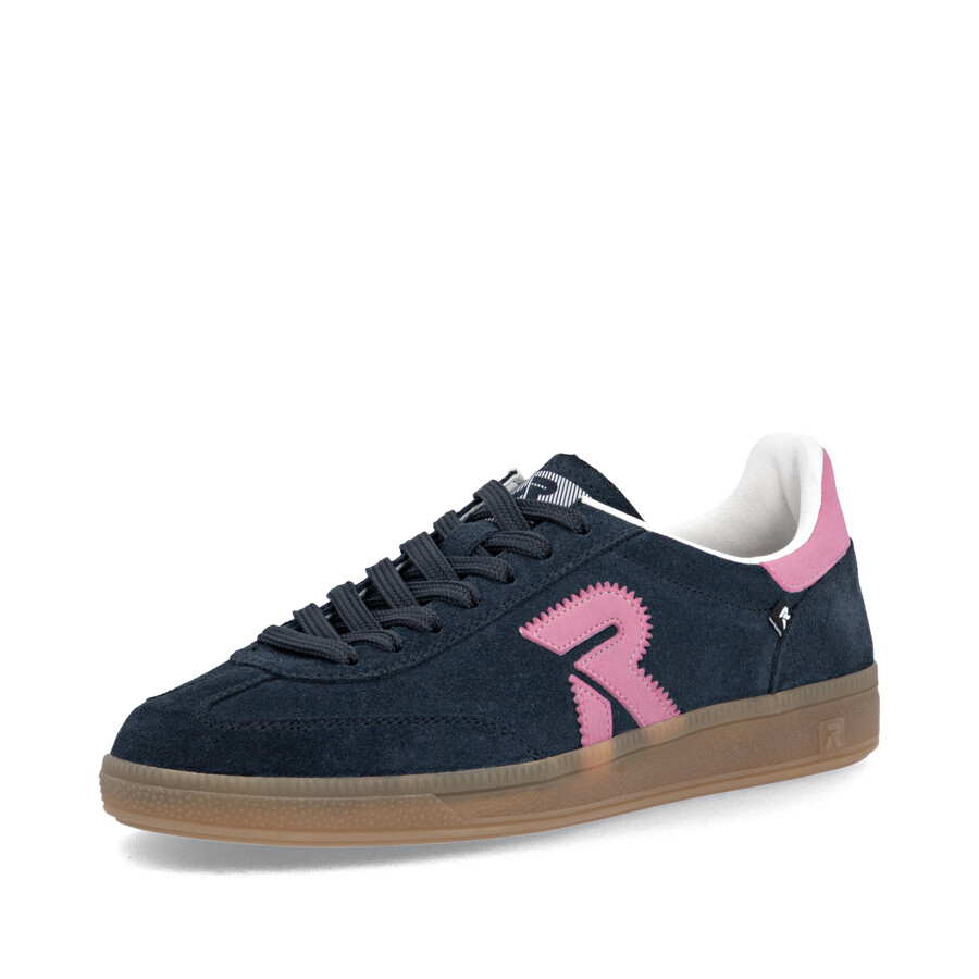 baskets bleues pour femmes rieker sport w2200-15