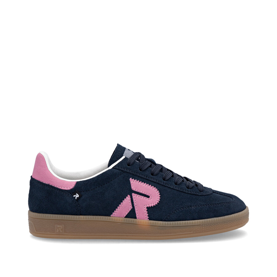 baskets bleues pour femmes rieker sport w2200-15