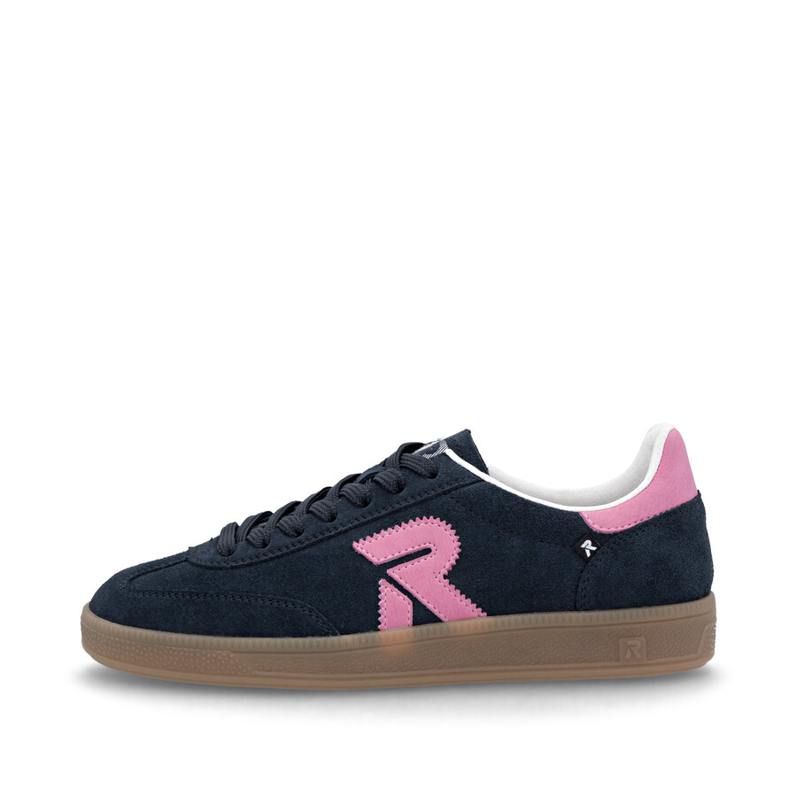 baskets bleues pour femmes rieker sport w2200-15
